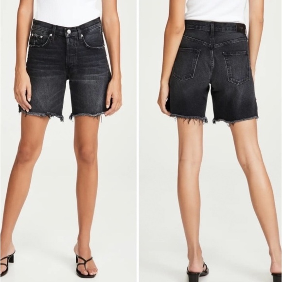 NWT EDWIN Cai 7” short w/vented hem, size 30 color irony, sold at Free People - Picture 2 of 8